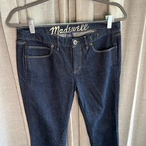 EUC Madewell Dark Wash Skinny Jeans‎ 28x32